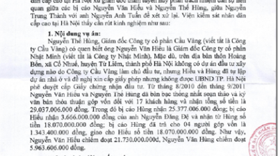 THÔNG BÁO RÚT KINH NGHIỆM CỦA VKS CẤP CAO TẠI HÀ NỘI VỀ BỒI THƯỜNG DÂN SỰ TRONG VỤ ÁN HÌNH SỰ