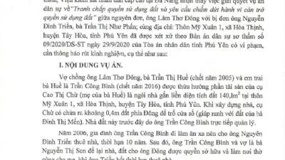 THÔNG BÁO SỐ 70/TB-VKS-DS RÚT KINH NGHIỆM VỀ KIỂM SÁT GIẢI QUYẾT VỤ ÁN DÂN SỰ