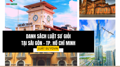 DANH SÁCH LUẬT SƯ GIỎI TẠI  SÀI GÒN -TP. HỒ CHÍ MINH