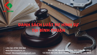 DANH SÁCH LUẬT SƯ HÌNH SỰ TẠI BÌNH THUẬN
