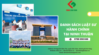 DANH SÁCH LUẬT SƯ HÀNH CHÍNH TẠI NINH THUẬN