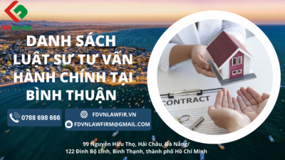 DANH SÁCH LUẬT SƯ HÀNH CHÍNH TẠI BÌNH THUẬN