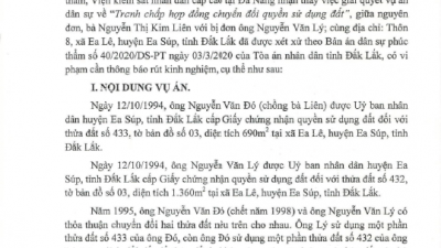 THÔNG BÁO SỐ 71/TB-VKS-DS RÚT KINH NGHIỆM VỀ KIỂM SÁT GIẢI QUYẾT VỤ ÁN DÂN SỰ