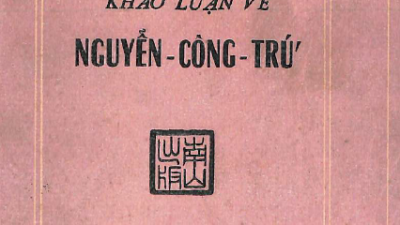 SÁCH KHẢO LUẬN VỀ NGUYỄN CÔNG TRỨ (TÁC GIẢ: DOÃN QUỐC SỸ)