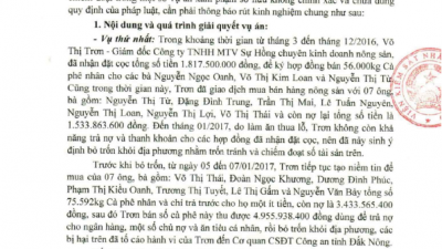 THÔNG BÁO SỐ 57/TB-VKSTC RÚT KINH NGHIỆM VỀ XÁC ĐỊNH SỐ TIỀN CHIẾM ĐOẠT TRONG VỤ ÁN XÂM PHẠM SỞ HỮU