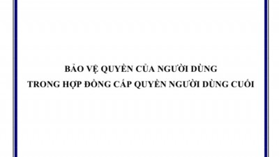 Luận án Tiến sĩ: Bảo vệ quyền của người dùng trong Hợp đồng cấp quyền người dùng cuối