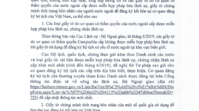 TỔNG HỢP CÁC LOẠI GIẤY TỜ CHỨNG MINH TÌNH TRẠNG HÔN NHÂN CỦA NGƯỜI NƯỚC NGOÀI ĐƯỢC SỬ DỤNG ĐỂ ĐĂNG KÝ KẾT HÔN TẠI VIỆT NAM