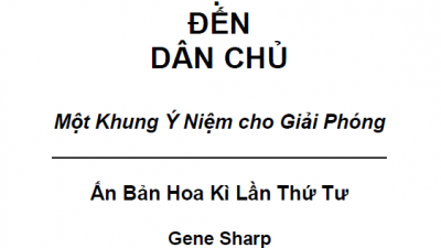 Sách Từ độc tài đến dân chủ (tác giải: Gene Sharp)