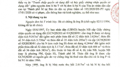 THÔNG BÁO SỐ 102/TB-VKSTC RÚT KINH NGHIỆM VỀ KIỂM SÁT GIẢI QUYẾT VỤ ÁN DÂN SỰ