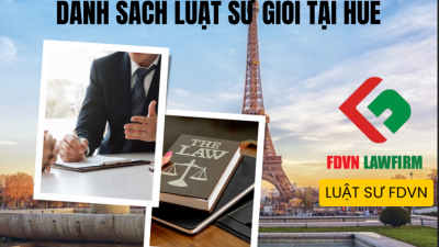 DANH SÁCH LUẬT SƯ GIỎI TẠI HUẾ