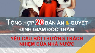 TỔNG HỢP 20 BẢN ÁN VÀ QUYẾT ĐỊNH GIÁM ĐỐC THẨM VỀ YÊU CẦU BỒI THƯỜNG TRÁCH NHIỆM NHÀ NƯỚC