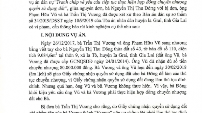THÔNG BÁO SỐ 76/TB-VKS-DS RÚT KINH NGHIỆM VỀ KIỂM SÁT VIỆC GIẢI QUYẾT VỤ ÁN DÂN SỰ