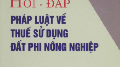SÁCH HỎI – ĐÁP PHÁP LUẬT VỀ THUẾ SỬ DỤNG ĐẤT PHI NÔNG NGHIỆP (TÁC GIẢ: THS. TRƯƠNG HUỲNH THẮNG)
