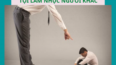 TỔNG HỢP 20 BẢN ÁN VỀ TỘI VU KHỐNG, TỘI LÀM NHỤC NGƯỜI KHÁC