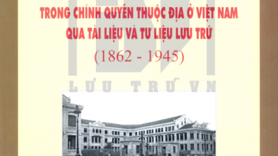 TỔ CHỨC BỘ MÁY CÁC CƠ QUAN TRONG CHÍNH QUYỀN THUỘC ĐỊA Ở VIỆT NAM QUA TÀI LIỆU VÀ TƯ LIỆU LƯU TRỮ (1862-1945)
