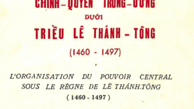 SÁCH TỔ CHỨC CHÍNH QUYỀN TRUNG ƯƠNG DƯỚI TRIỀU LÊ THÁNH TÔNG (TÁC GIẢ: LÊ KIM NGÂN)