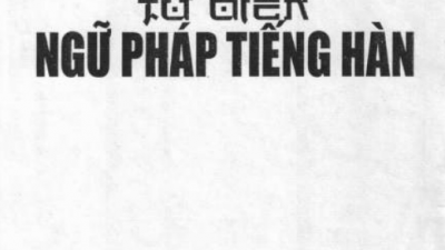 TỪ ĐIỂN NGỮ PHÁP TIẾNG HÀN