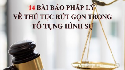 Tổng hợp 14 bài báo pháp lý về thủ tục rút gọn trong tố tụng hình sự