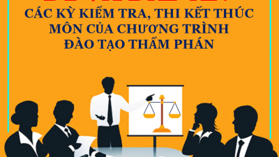 TỔNG HỢP ĐỀ VÀ ĐÁP ÁN CÁC KỲ KIỂM TRA, THI KẾT THÚC MÔN CỦA CHƯƠNG TRÌNH ĐÀO TẠO THẨM PHÁN
