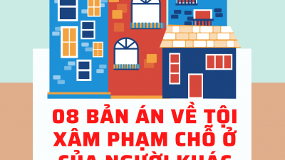 TỔNG HỢP 08 BẢN ÁN VỀ TỘI XÂM PHẠM CHỖ Ở CỦA CÔNG DÂN