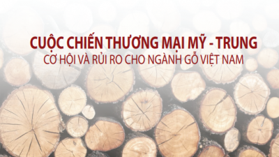 CUỘC CHIẾN THƯƠNG MẠI MỸ - TRUNG: CƠ HỘI VÀ RỦI RO CHO NGÀNH GỖ VIỆT NAM