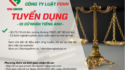 FDVN THÔNG BÁO TUYỂN DỤNG CỬ NHÂN TIẾNG ANH