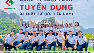THÔNG BÁO TUYỂN DỤNG CÔNG TY LUẬT FDVN