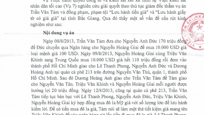 THÔNG BÁO RÚT KINH NGHIỆM: TỘI “LƯU HÀNH TIỀN GIẢ” VÀ “LƯU HÀNH GIẤY TỜ CÓ GIÁ GIẢ”