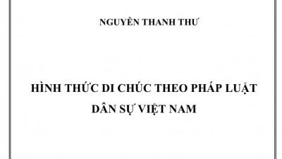Luận án Tiến sĩ: Hình thức Di chúc theo pháp luật Dân sự Việt Nam