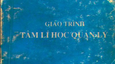GIÁO TRÌNH TÂM LÍ HỌC QUẢN LÝ (NĂM 1994)