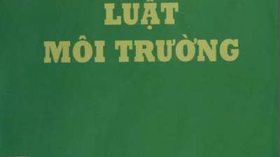 GIÁO TRÌNH LUẬT MÔI TRƯỜNG (NĂM 2006)