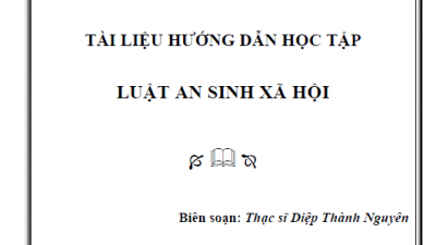 TÀI LIỆU HƯỚNG DẪN HỌC TẬP: LUẬT AN SINH XÃ HỘI (NĂM 2012)