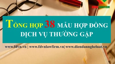 TỔNG HỢP 38 MẪU HỢP ĐỒNG DỊCH VỤ THƯỜNG GẶP