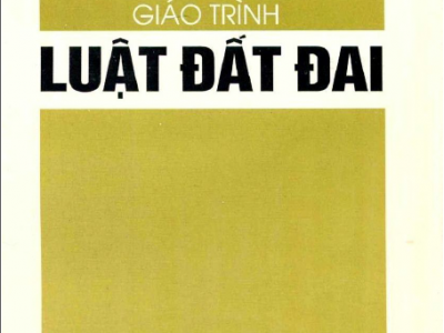 GIÁO TRÌNH LUẬT ĐẤT ĐAI