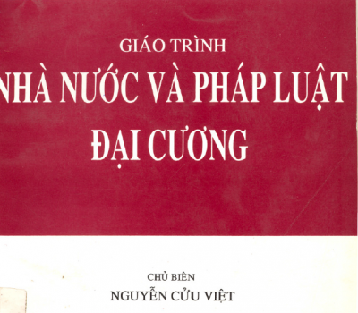GIÁO TRÌNH NHÀ NƯỚC VÀ PHÁP LUẬT ĐẠI CƯƠNG (NĂM 2000)